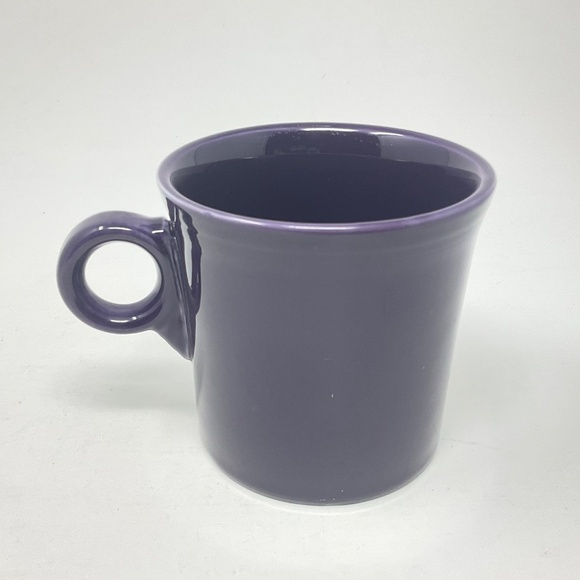 Fiesta Ware Homer Laughlin Purple Eggplant O-Ring Handle Coffee Mug - Picture 7 of 7
